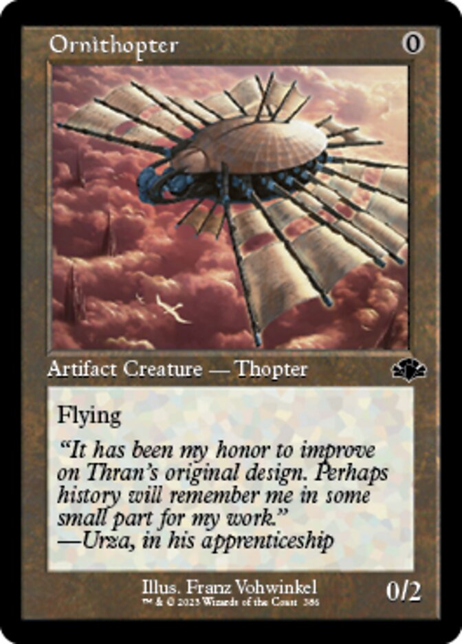 Ornithopter (Retro) [Dominaria Remastered] | Fandemonia Ltd