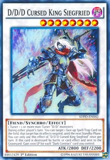 D/D/D Cursed King Siegfried [SDPD-EN042] Super Rare | Fandemonia Ltd