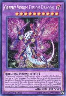 Greedy Venom Fusion Dragon [FUEN-EN010] Secret Rare | Fandemonia Ltd