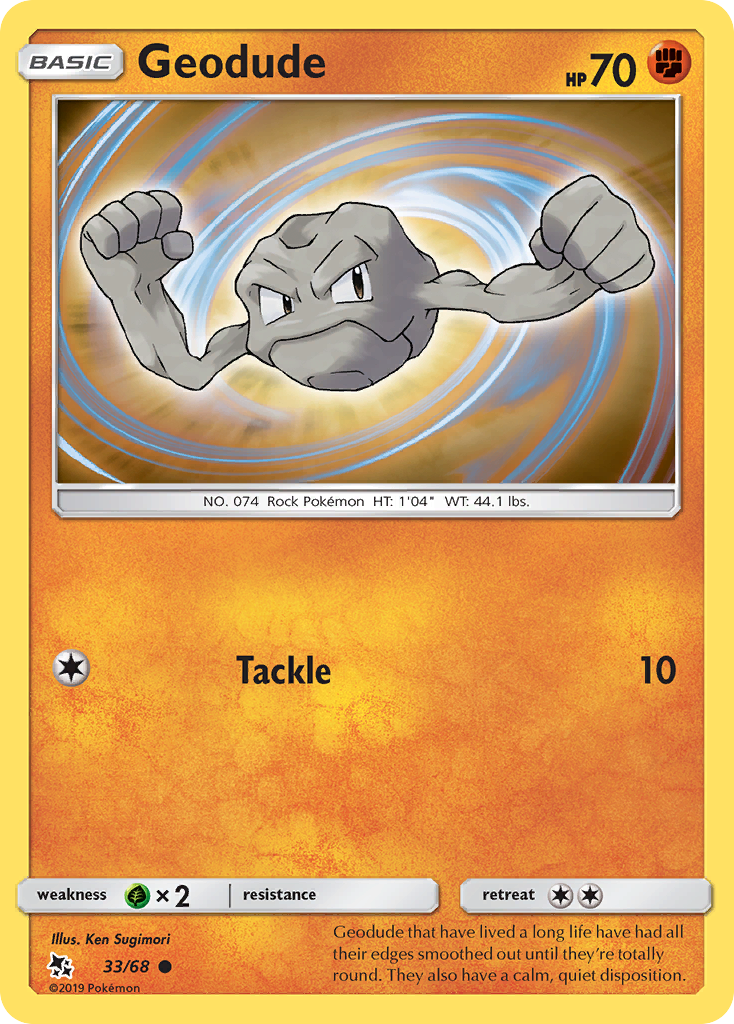 Geodude (33/68) [Sun & Moon: Hidden Fates] | Fandemonia Ltd