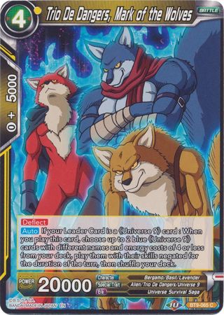 Trio De Dangers, Mark of the Wolves (Reprint) (BT9-065) [Battle Evolution Booster] | Fandemonia Ltd