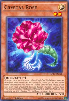 Crystal Rose (Starfoil) [SP17-EN021] Starfoil Rare | Fandemonia Ltd