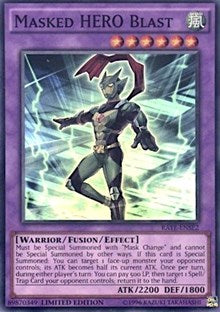 Masked HERO Blast [RATE-ENSE2] Super Rare | Fandemonia Ltd