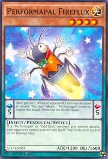 Performapal Fireflux (Starfoil) [SP17-EN034] Starfoil Rare | Fandemonia Ltd