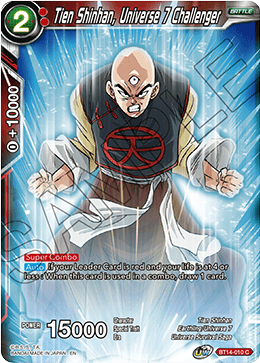 Tien Shinhan, Universe 7 Challenger (BT14-010) [Cross Spirits] | Fandemonia Ltd