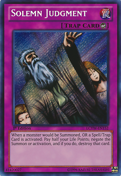 Solemn Judgment [LCYW-EN152] Secret Rare | Fandemonia Ltd