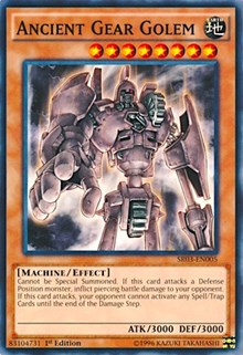 Ancient Gear Golem [SR03-EN005] Common | Fandemonia Ltd