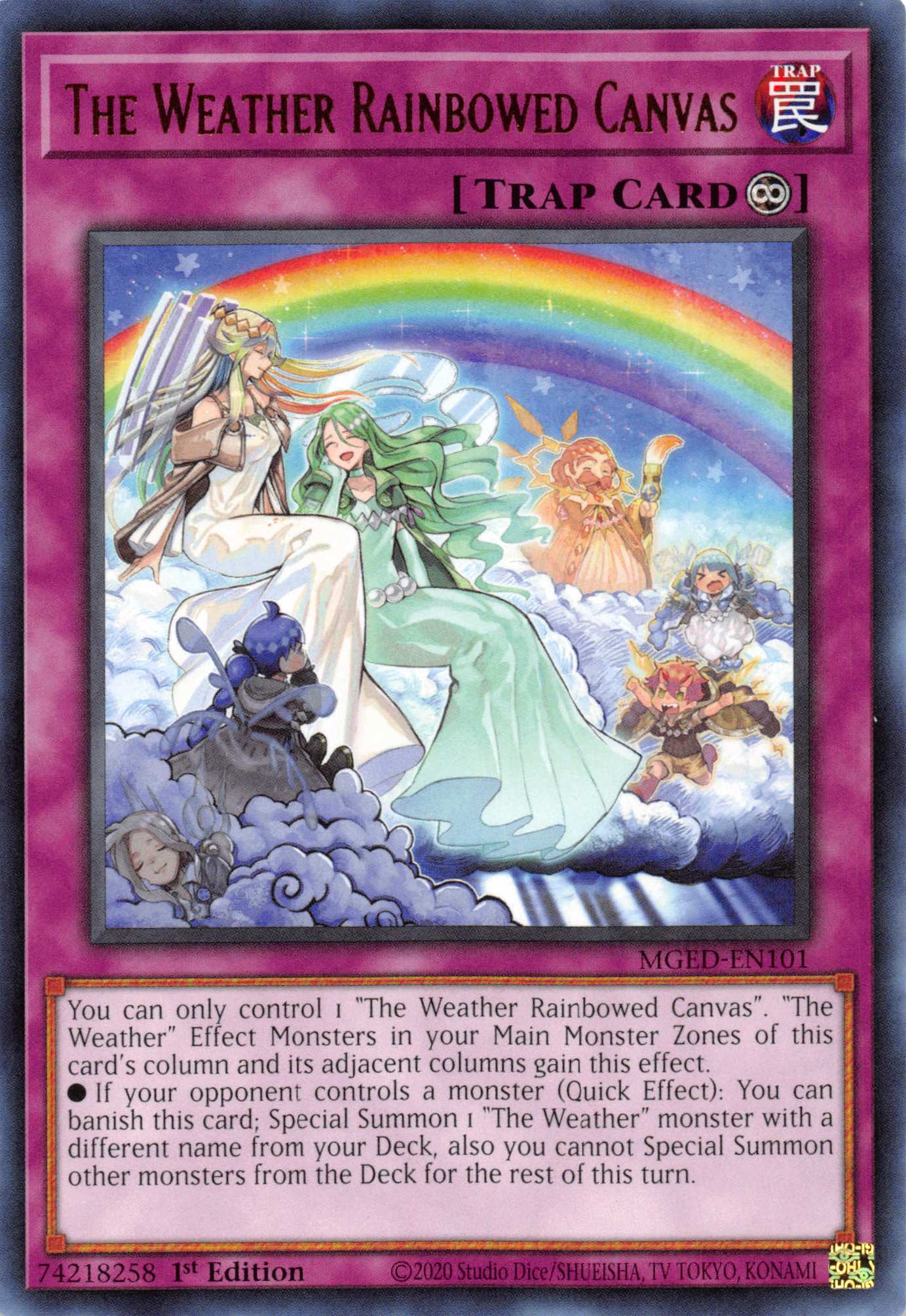 The Weather Rainbowed Canvas [MGED-EN101] Rare | Fandemonia Ltd