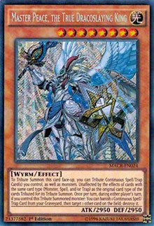 Master Peace, the True Dracoslaying King [MACR-EN024] Secret Rare | Fandemonia Ltd