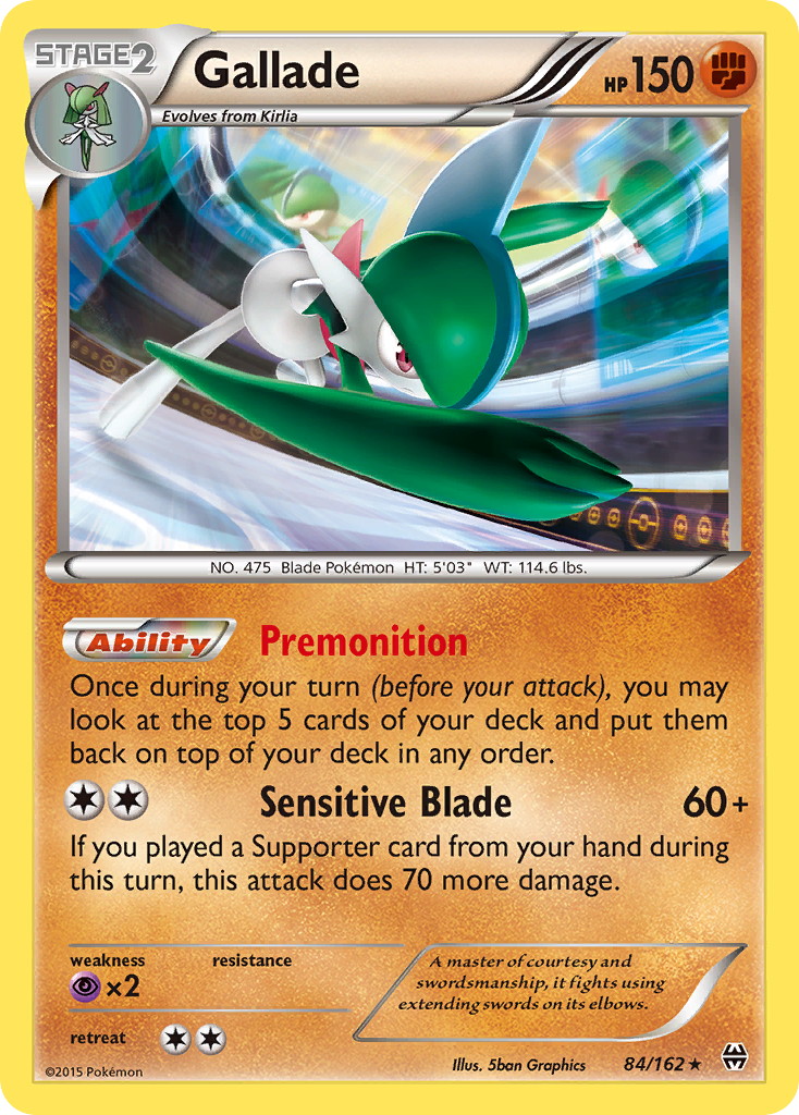 Gallade (84/162) [XY: BREAKthrough] | Fandemonia Ltd