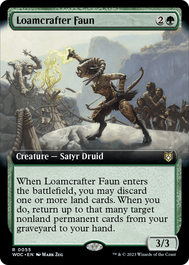 Loamcrafter Faun (Extended Art) [Wilds of Eldraine Commander] | Fandemonia Ltd