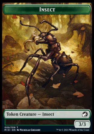 Insect Token [Innistrad: Midnight Hunt Tokens] | Fandemonia Ltd