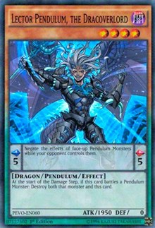 Lector Pendulum, the Dracoverlord [PEVO-EN060] Super Rare | Fandemonia Ltd