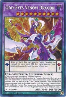 Odd-Eyes Venom Dragon [BLLR-EN006] Secret Rare | Fandemonia Ltd