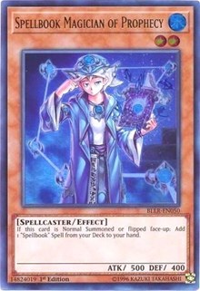 Spellbook Magician of Prophecy [BLLR-EN050] Ultra Rare | Fandemonia Ltd