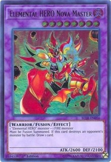 Elemental HERO Nova Master [BLLR-EN056] Ultra Rare | Fandemonia Ltd