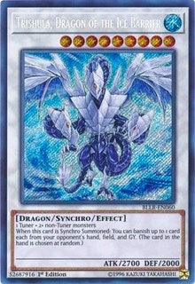 Trishula, Dragon of the Ice Barrier [BLLR-EN060] Secret Rare | Fandemonia Ltd