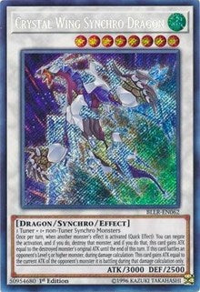 Crystal Wing Synchro Dragon [BLLR-EN062] Secret Rare | Fandemonia Ltd