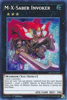 M-X-Saber Invoker [BLLR-EN063] Secret Rare | Fandemonia Ltd