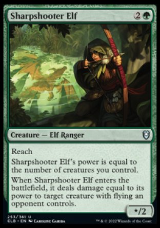 Sharpshooter Elf [Commander Legends: Battle for Baldur's Gate] | Fandemonia Ltd