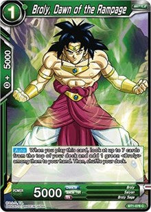 Broly, Dawn of the Rampage [BT1-076] | Fandemonia Ltd