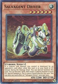 Salvagent Driver [COTD-EN005] Ultra Rare | Fandemonia Ltd