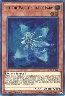 Lee the World Chalice Fairy [COTD-EN022] Ultra Rare | Fandemonia Ltd