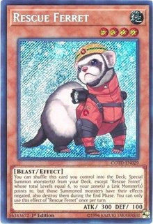 Rescue Ferret [COTD-EN029] Secret Rare | Fandemonia Ltd