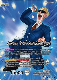 Announcer // Announcer, the Pro Commentator Returns! (P-269) [Promotion Cards] | Fandemonia Ltd