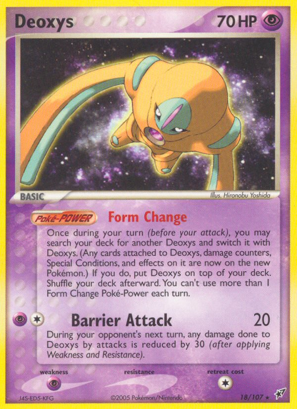 Deoxys (18/107) [EX: Deoxys] | Fandemonia Ltd