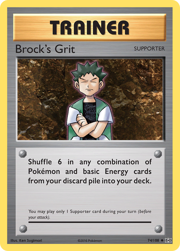 Brock's Grit (74/108) [XY: Evolutions] | Fandemonia Ltd