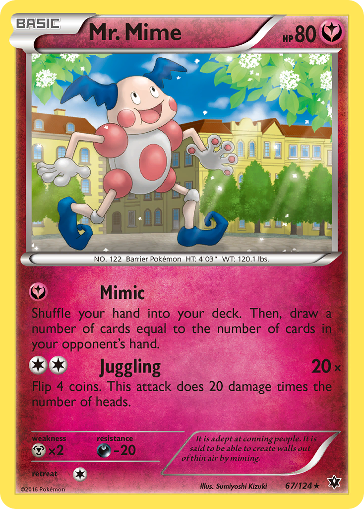 Mr. Mime (67/124) [XY: Fates Collide] | Fandemonia Ltd