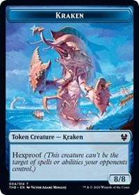 Kraken // Satyr Double-sided Token [Theros Beyond Death Tokens] | Fandemonia Ltd