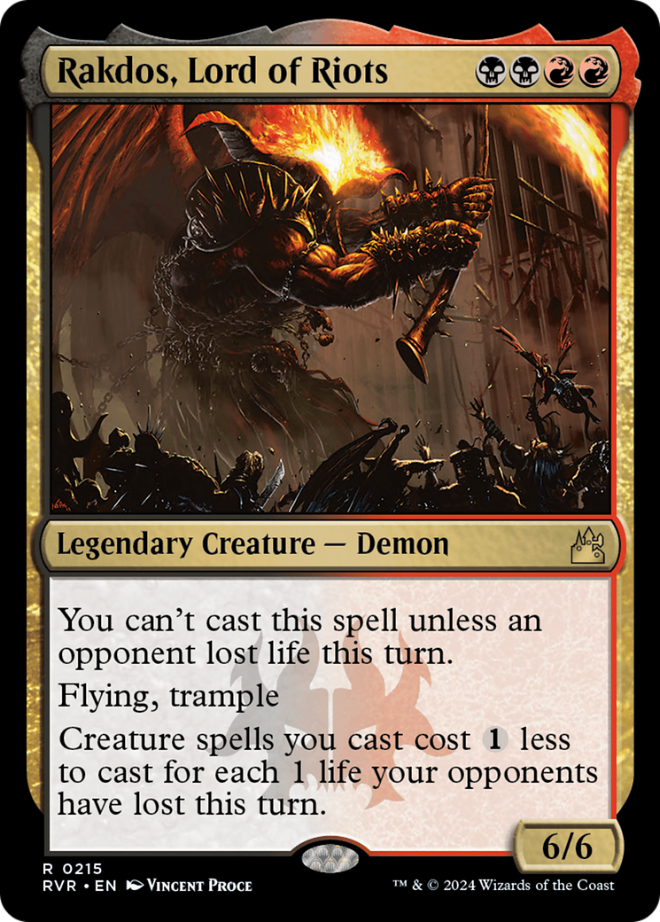 Rakdos, Lord of Riots [Ravnica Remastered] | Fandemonia Ltd