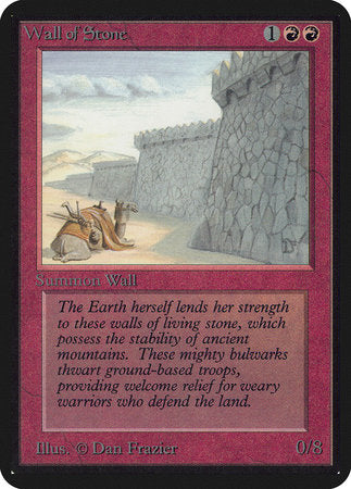 Wall of Stone [Limited Edition Alpha] | Fandemonia Ltd