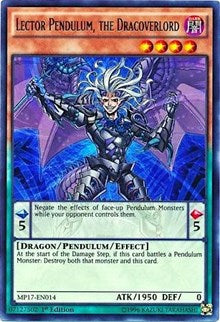 Lector Pendulum, the Dracoverlord [MP17-EN014] Ultra Rare | Fandemonia Ltd