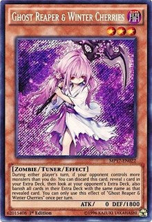 Ghost Reaper & Winter Cherries [MP17-EN022] Secret Rare | Fandemonia Ltd