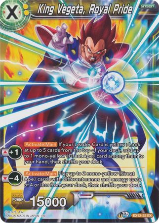 King Vegeta, Royal Pride [EX13-22] | Fandemonia Ltd