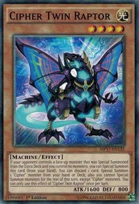 Cipher Twin Raptor [MP17-EN135] Common | Fandemonia Ltd