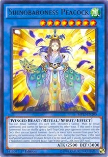 Shinobaroness Peacock [MP17-EN200] Rare | Fandemonia Ltd