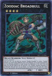 Zoodiac Broadbull [MP17-EN206] Secret Rare | Fandemonia Ltd