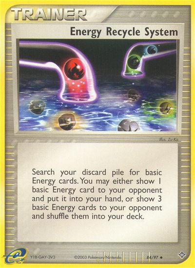 Energy Recycle System (84/97) [EX: Dragon] | Fandemonia Ltd