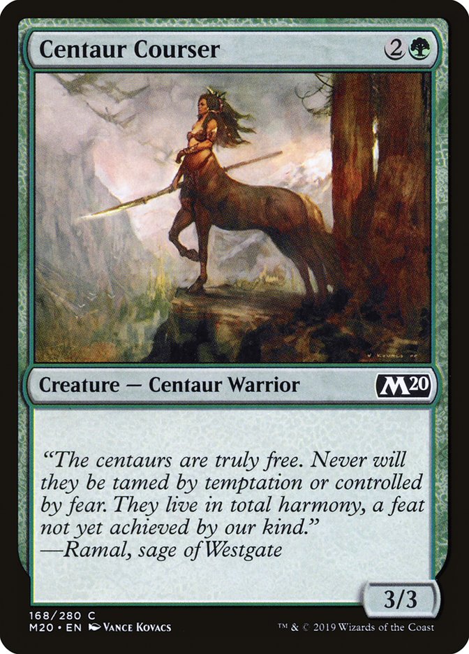 Centaur Courser [Core Set 2020] | Fandemonia Ltd