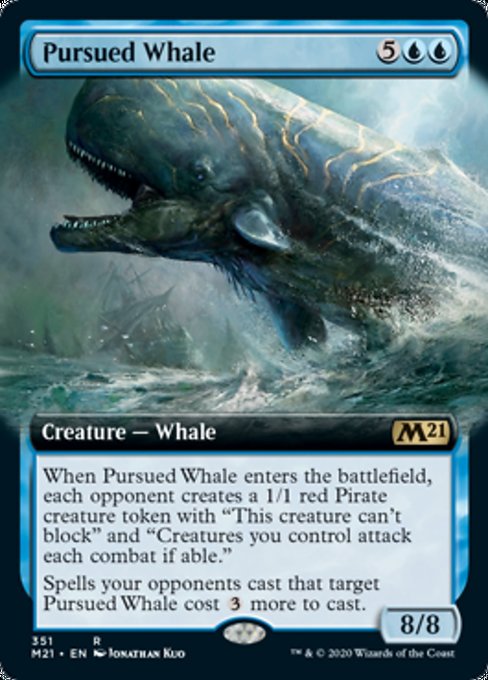 Pursued Whale (Extended Art) [Core Set 2021] | Fandemonia Ltd