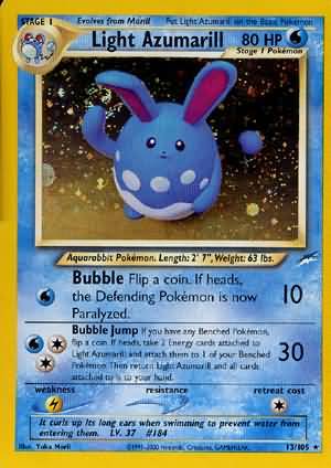 Light Azumarill (13/105) [Neo Destiny Unlimited] | Fandemonia Ltd