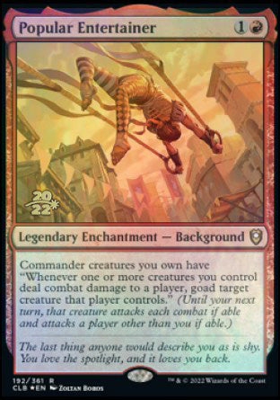 Popular Entertainer [Commander Legends: Battle for Baldur's Gate Prerelease Promos] | Fandemonia Ltd