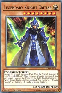 Legendary Knight Critias [LEDD-ENA08] Common | Fandemonia Ltd