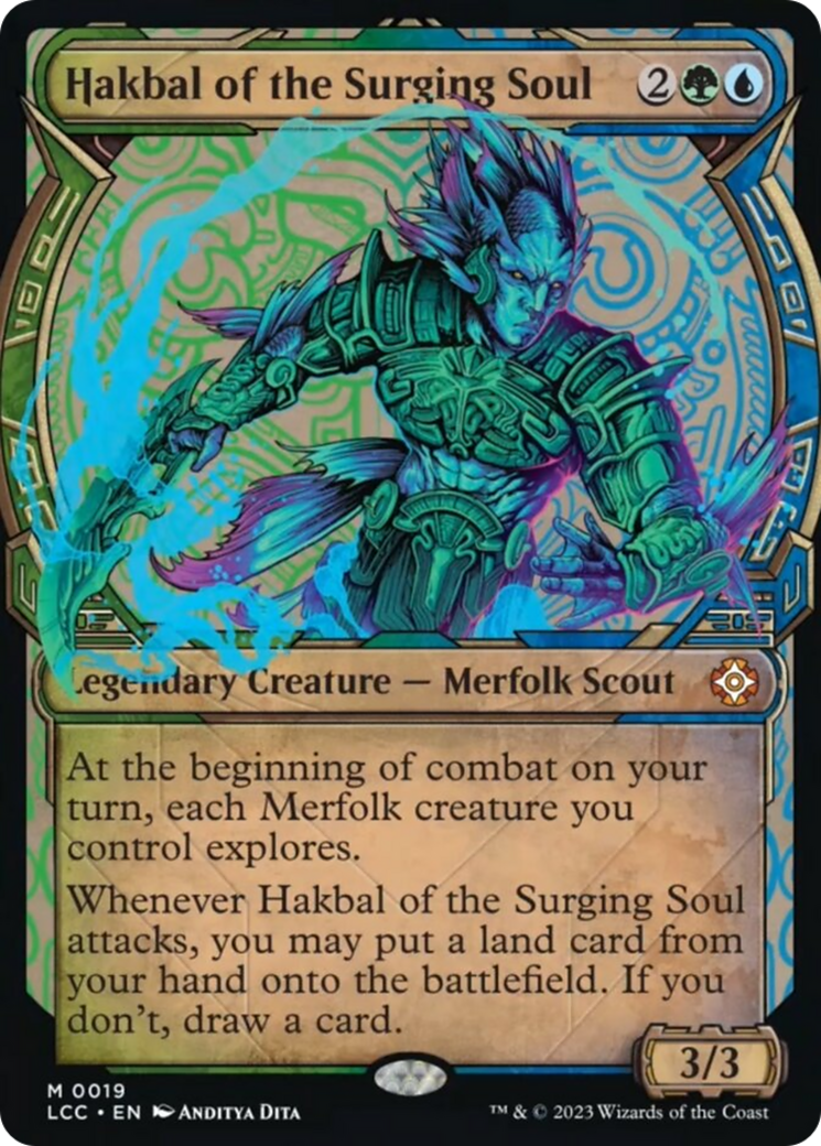 Hakbal of the Surging Soul (Showcase) [The Lost Caverns of Ixalan Commander] | Fandemonia Ltd