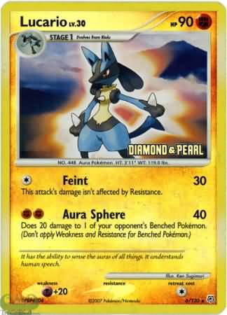 Lucario (6/130) [Burger King Promos: 2008 Collection] | Fandemonia Ltd