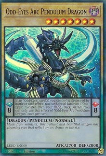 Odd-Eyes Arc Pendulum Dragon [LEDD-ENC00] Ultra Rare | Fandemonia Ltd